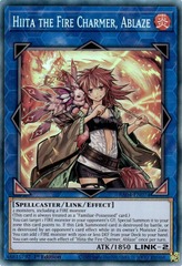 Hiita the Fire Charmer, Ablaze - RA04-EN074 - Collector's Rare - 1st Edition